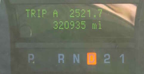 320k miles on our rented camper van